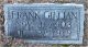 Frank Gillian's grave at Oak Park Cemetery in Chandler, OK.